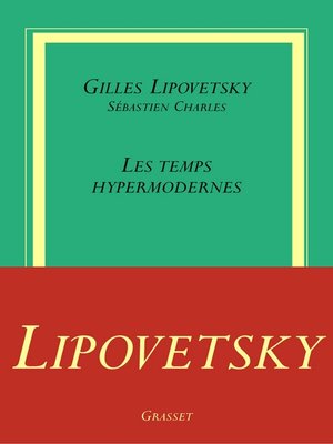 cover image of Les temps hypermodernes